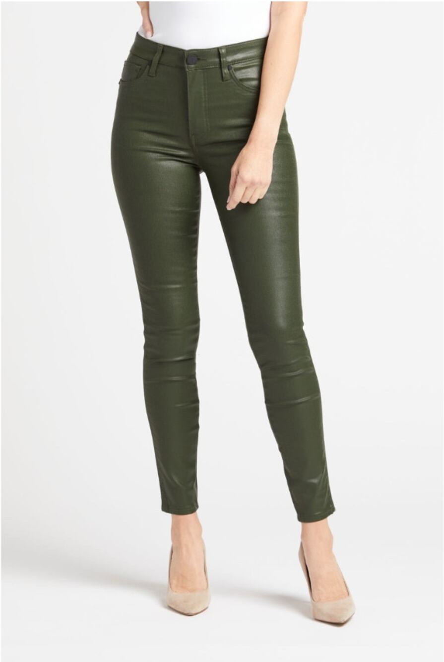 KUT FROM THE KLOTH NWT Coated High Rise Mia Fab Ab Toothpick Skinny Jean // 00